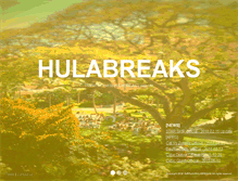 Tablet Screenshot of hulabreaks.com